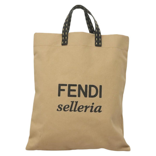 Fendi Brown Canvas Selleria