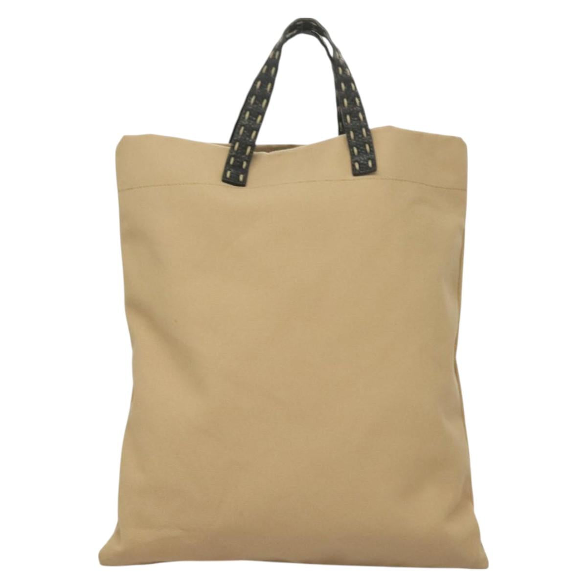 Fendi Brown Canvas Selleria