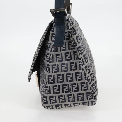Fendi Blue Canvas Mamma Baguette