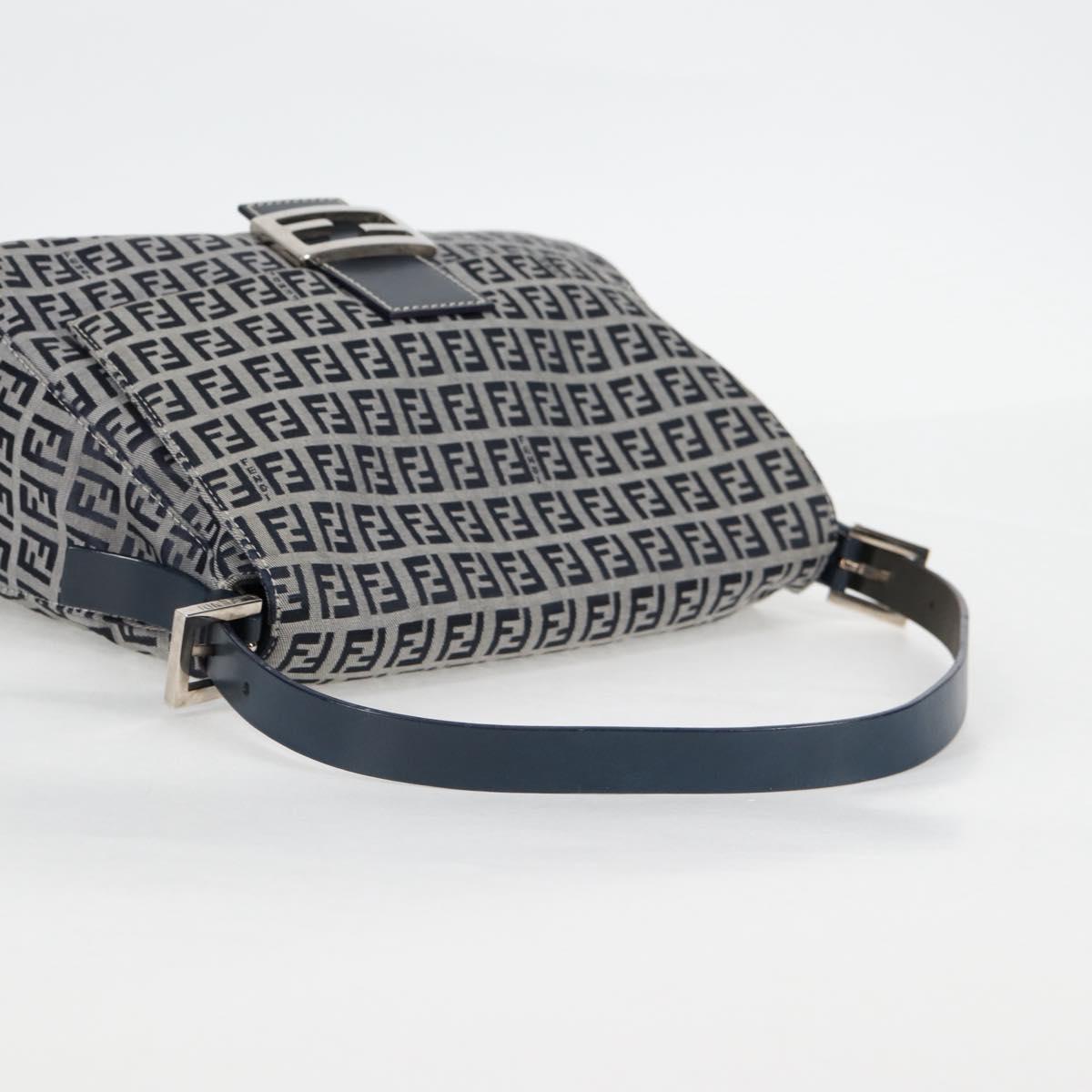 Fendi Blue Canvas Mamma Baguette