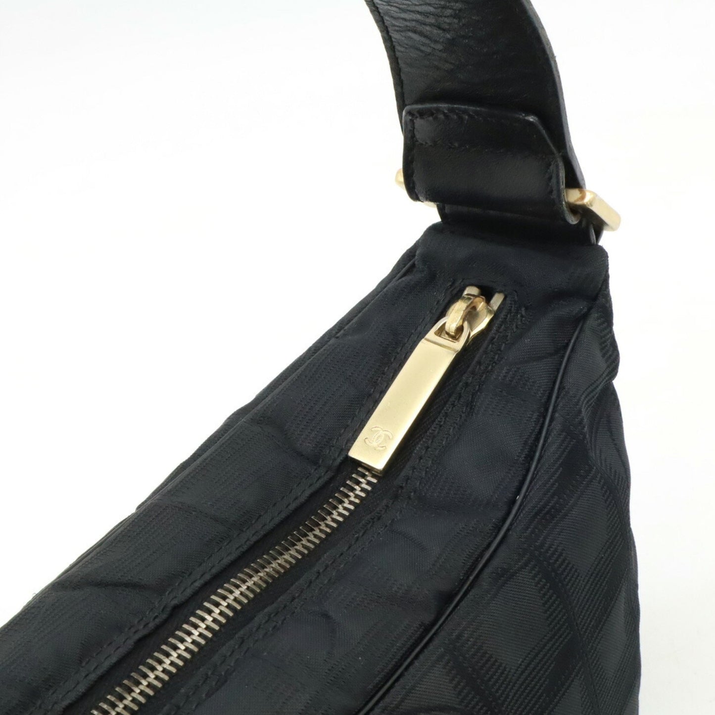 Chanel Black Canvas Travel Line