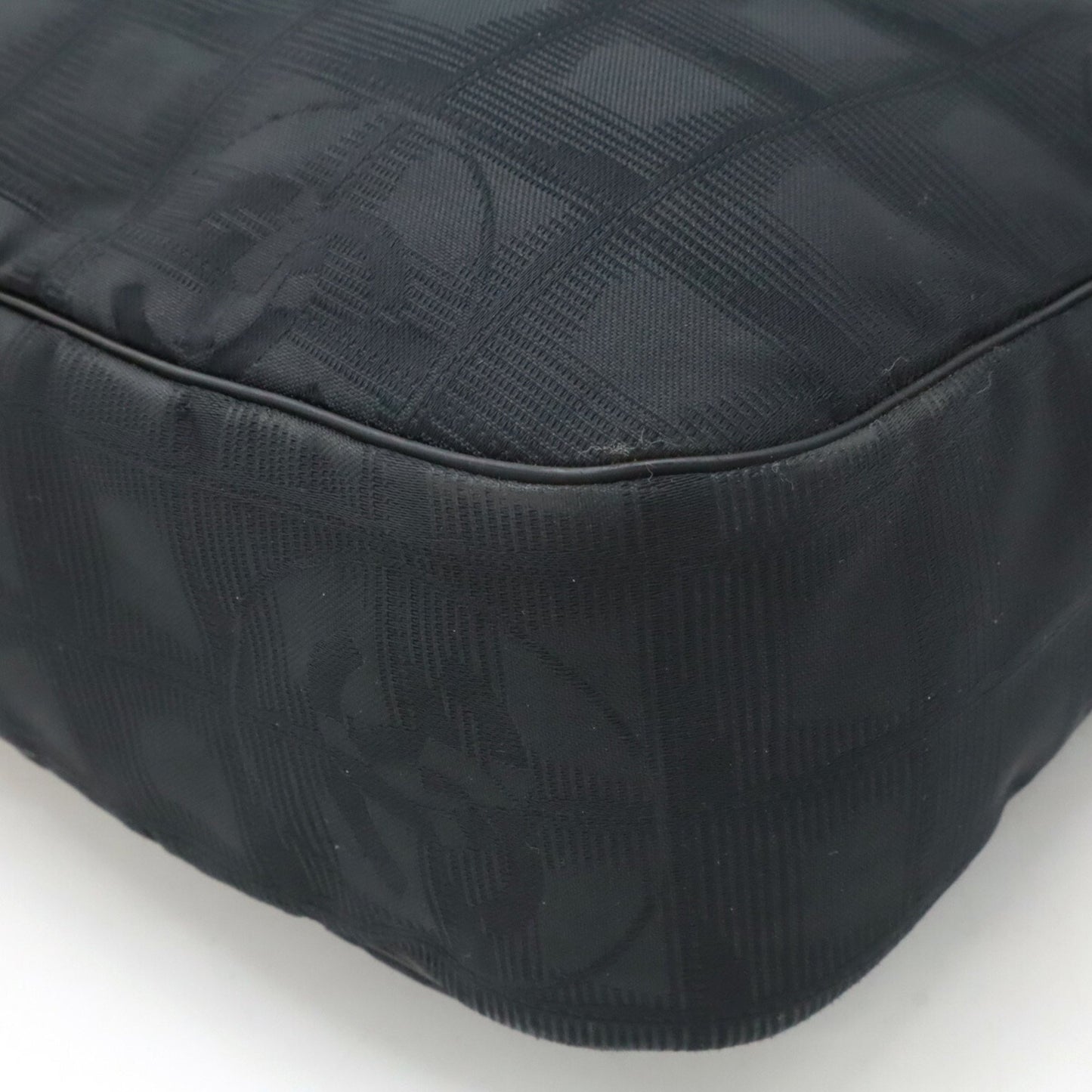 Chanel Black Canvas Travel Line