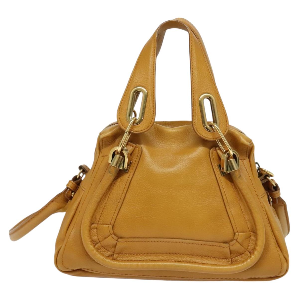 Chloé Yellow Leather Paraty