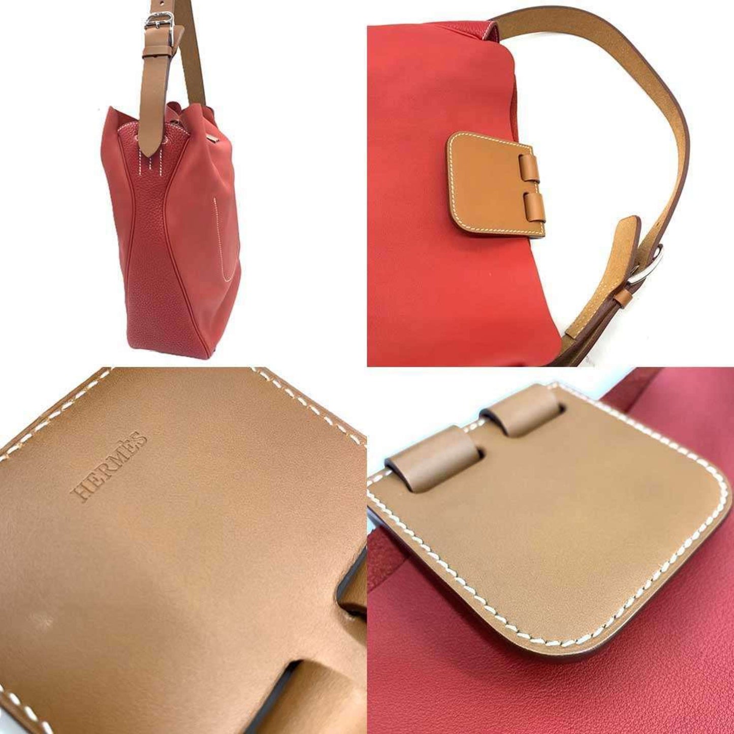 Hermès Red Leather Virevolte
