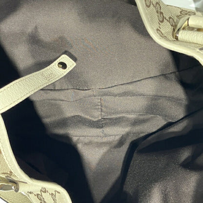 Gucci Brown Canvas Abbey