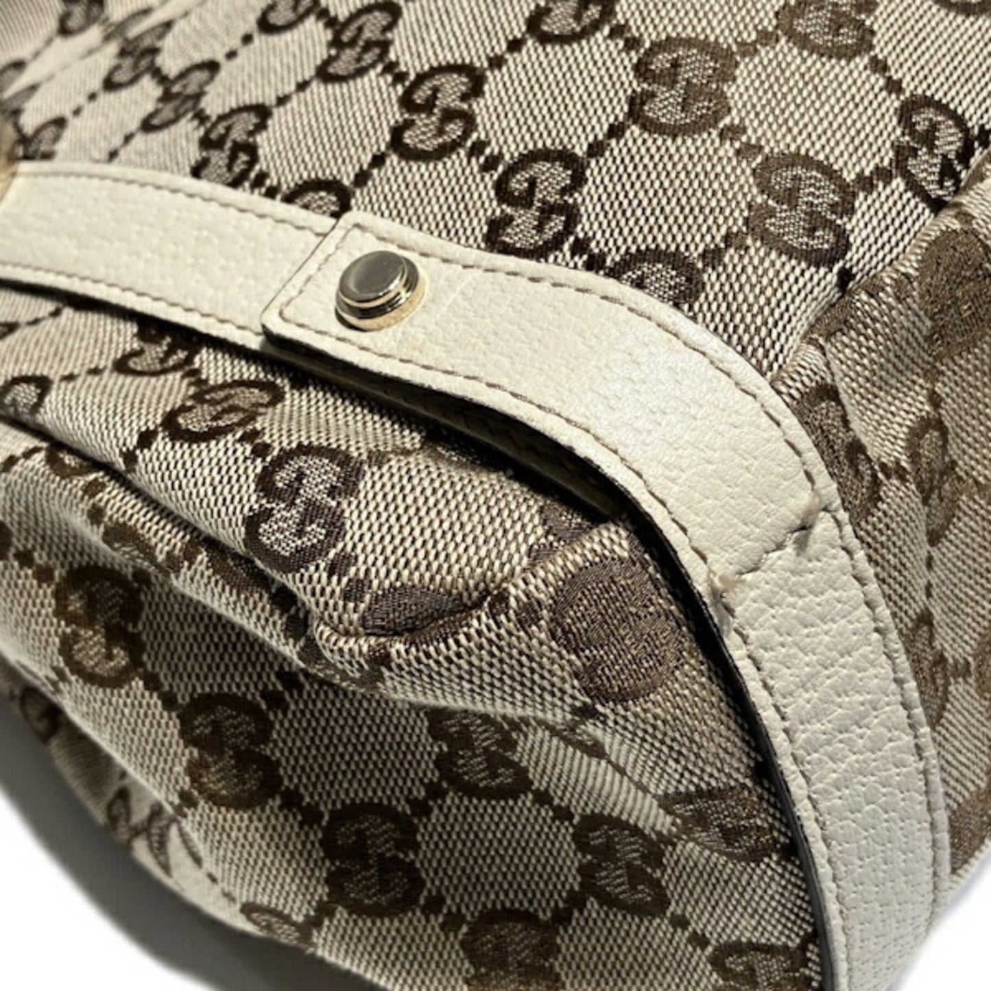 Gucci Brown Canvas Abbey