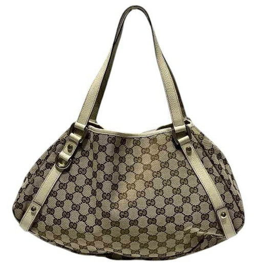 Gucci Brown Canvas Abbey