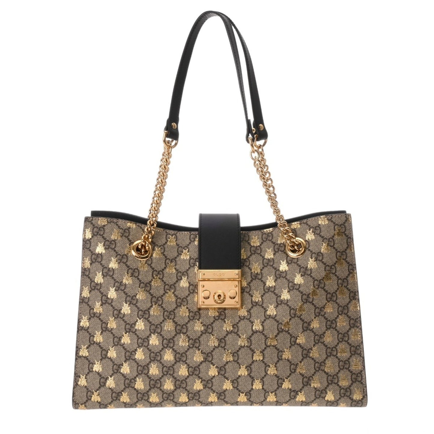 Gucci Brown Canvas Padlock