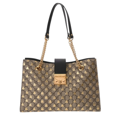 Gucci Brown Canvas Padlock