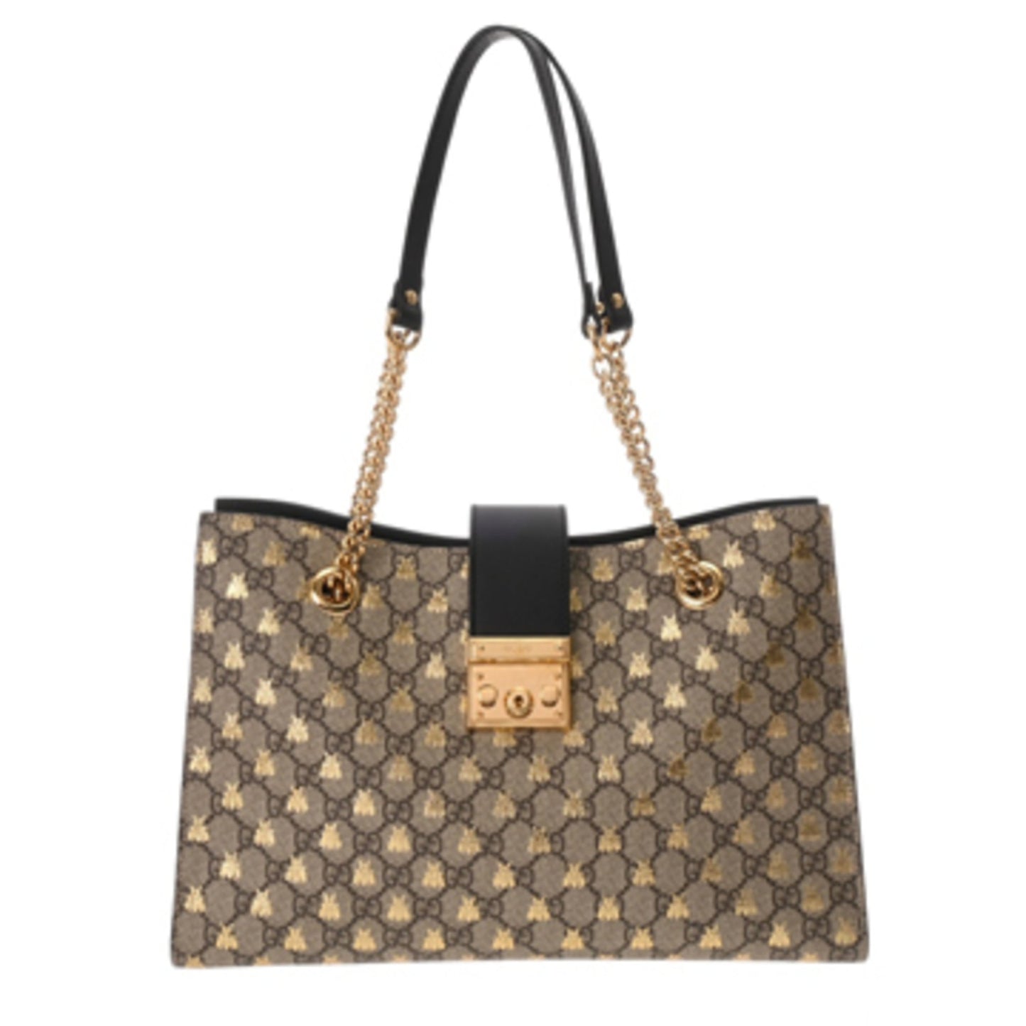 Gucci Brown Canvas Padlock