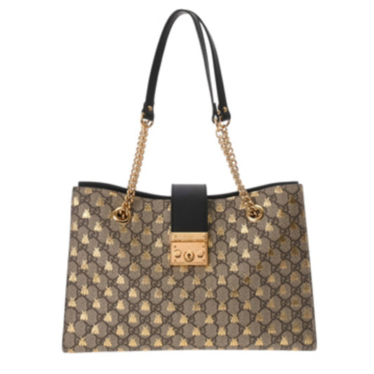 Gucci Brown Canvas Padlock