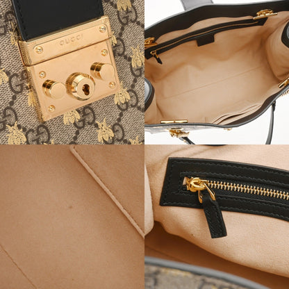 Gucci Brown Canvas Padlock