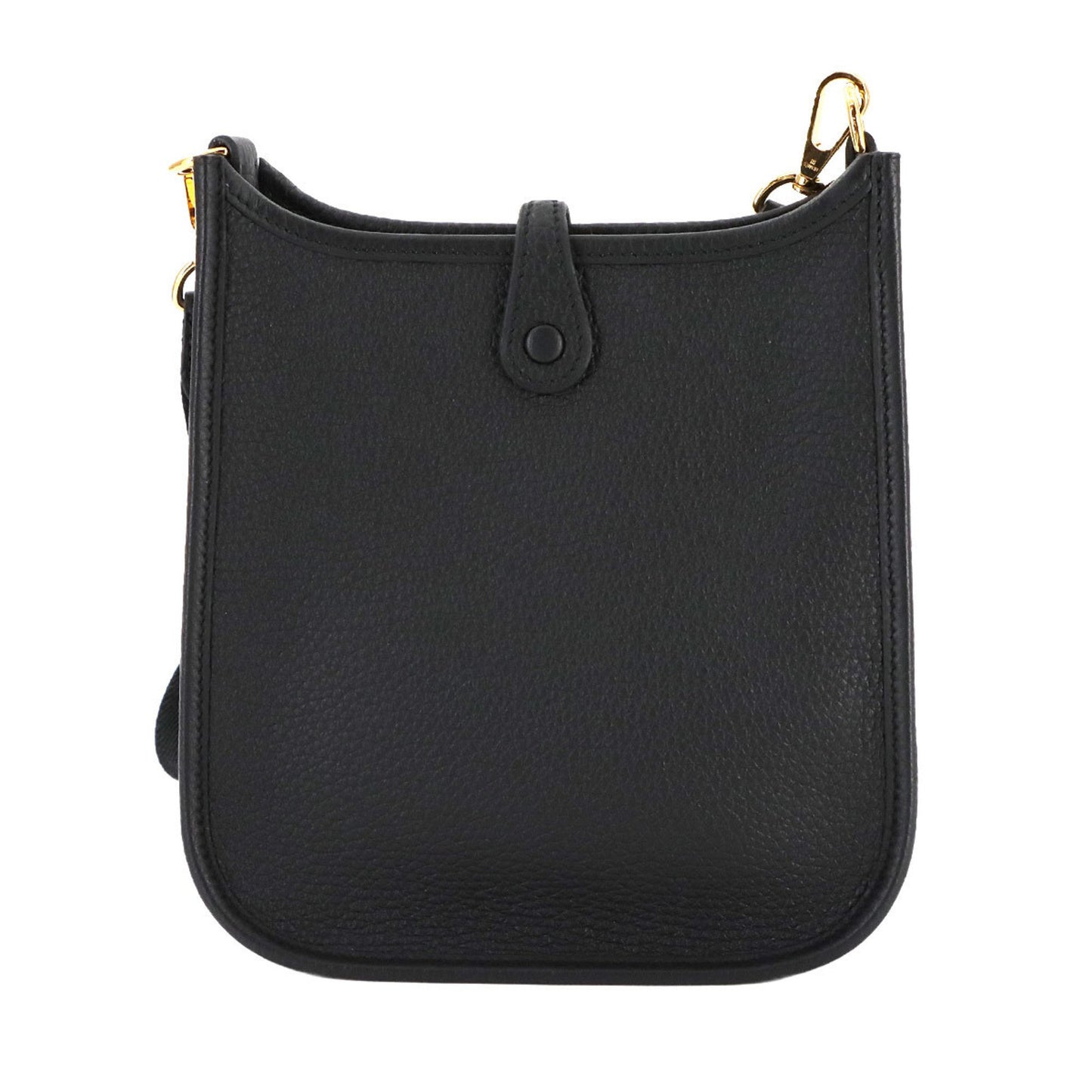Hermès Black Leather Evelyne