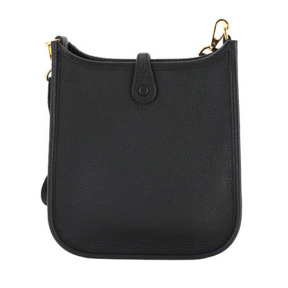 Hermès Black Leather Evelyne