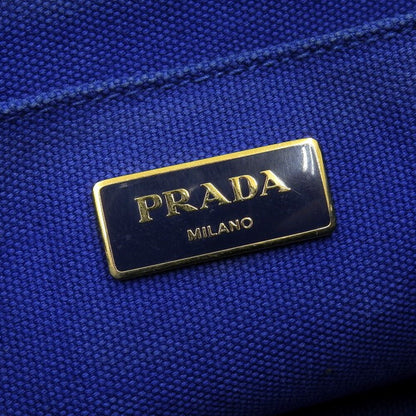 Prada Blue Canvas Canapa