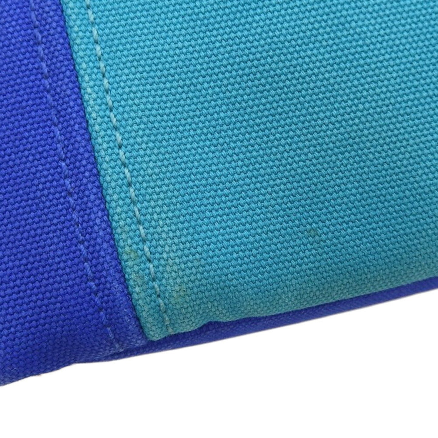 Prada Blue Canvas Canapa