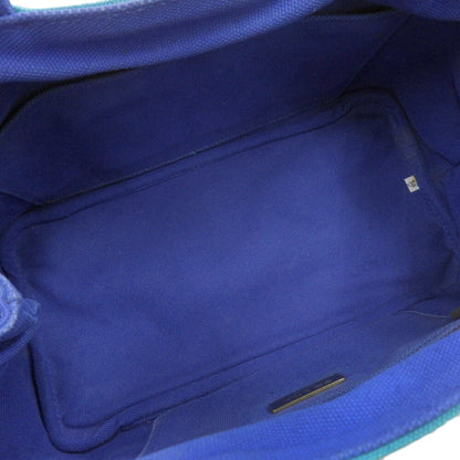 Prada Blue Canvas Canapa