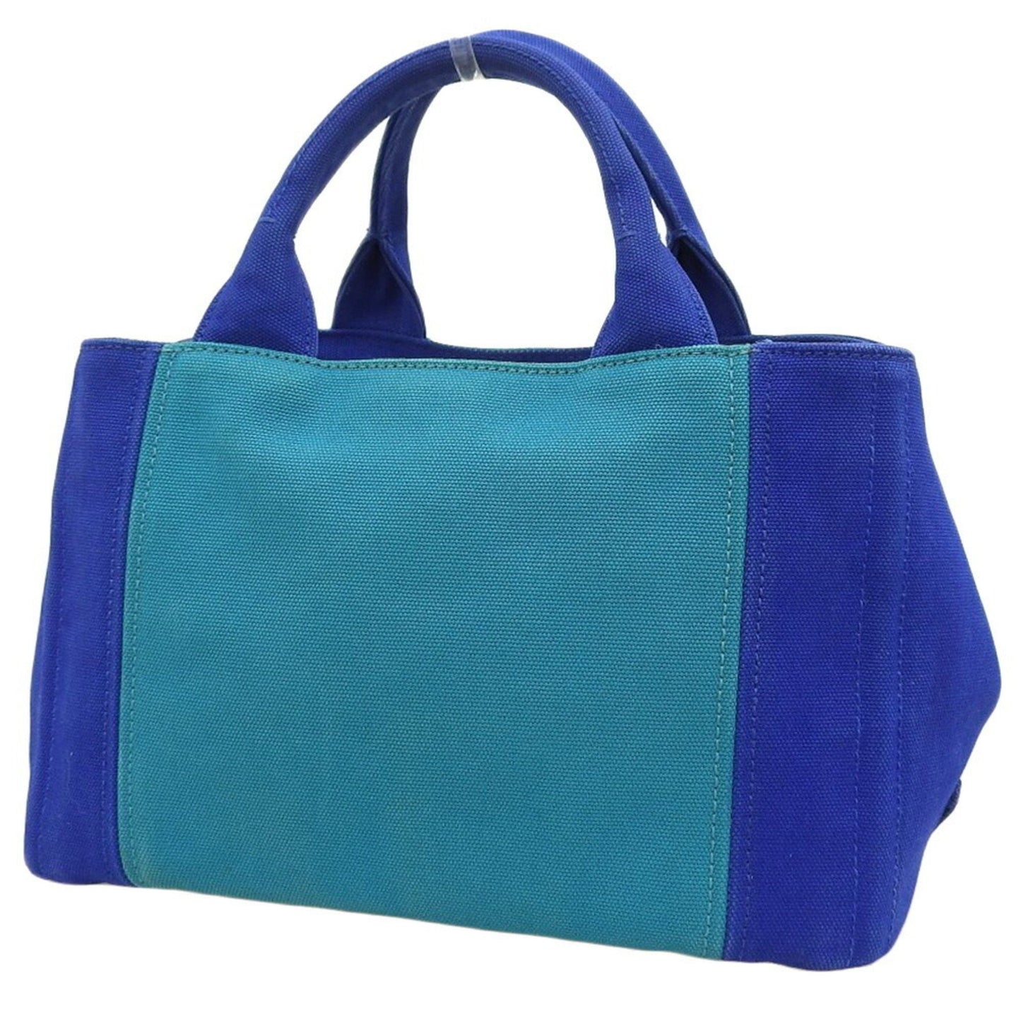 Prada Blue Canvas Canapa