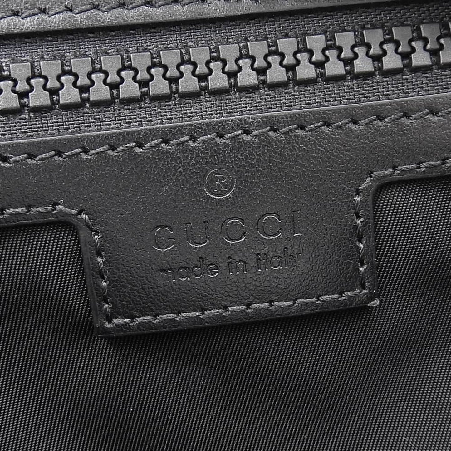 Gucci Black Canvas Gg Crystal