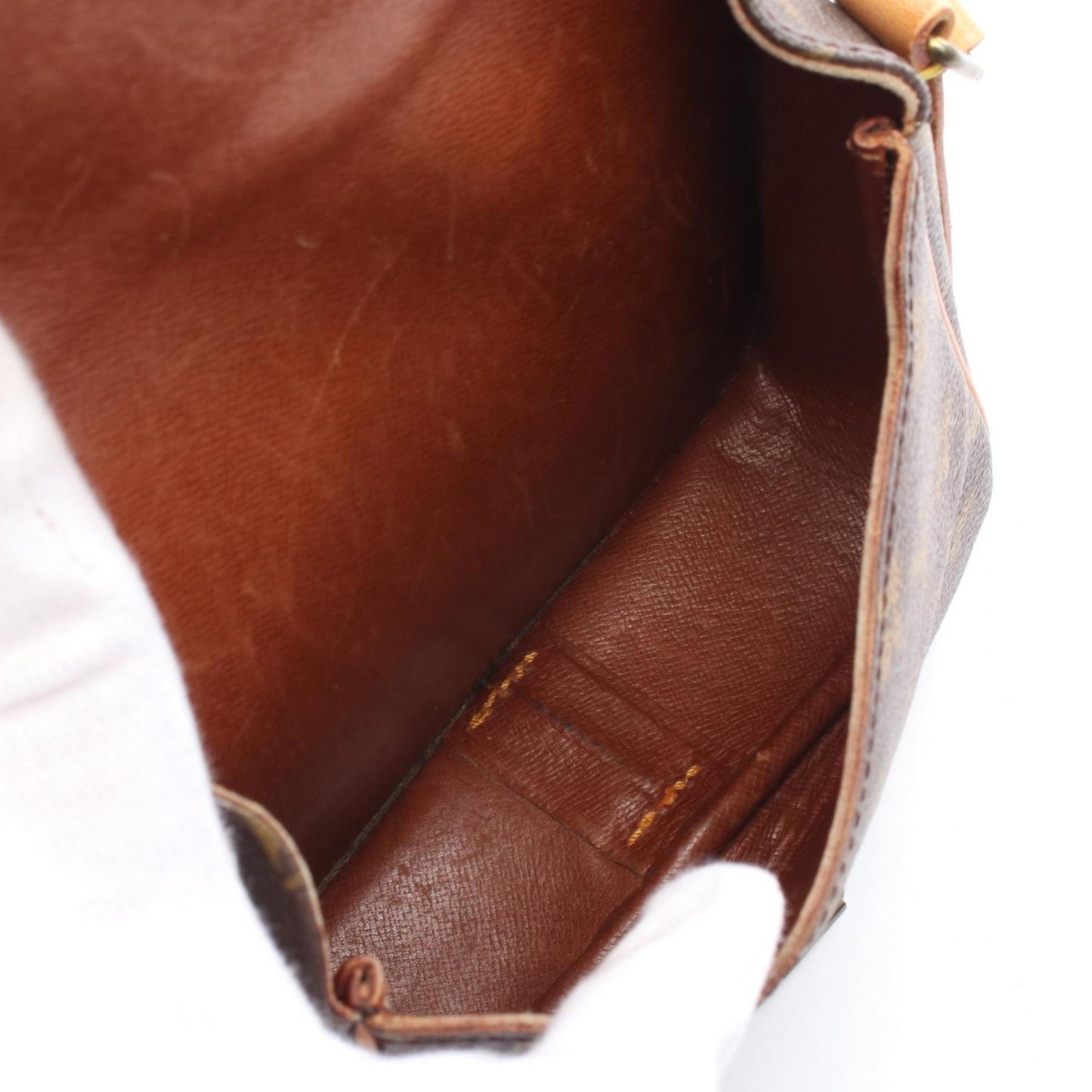 Louis Vuitton Brown Canvas Cartouchière