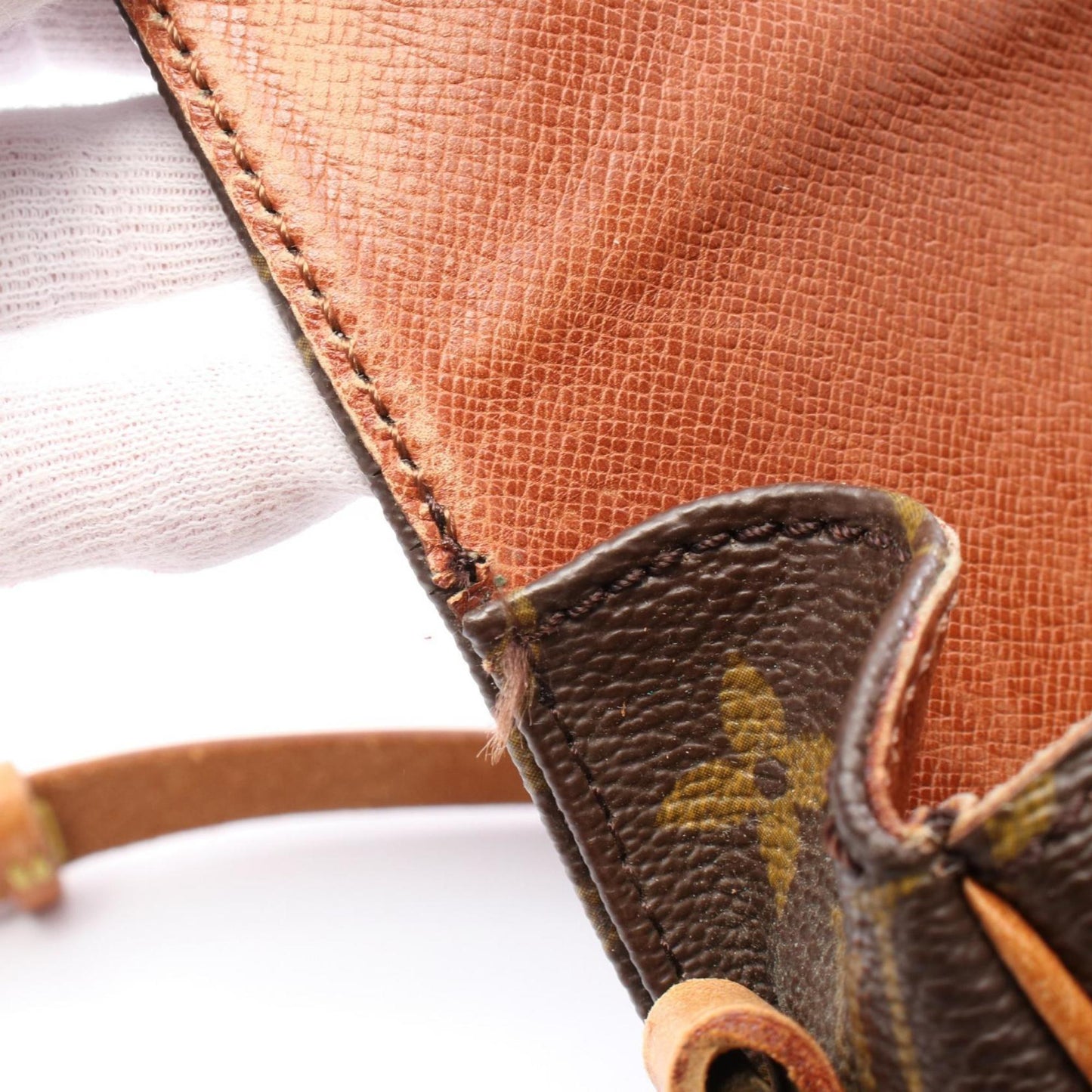 Louis Vuitton Brown Canvas Cartouchière