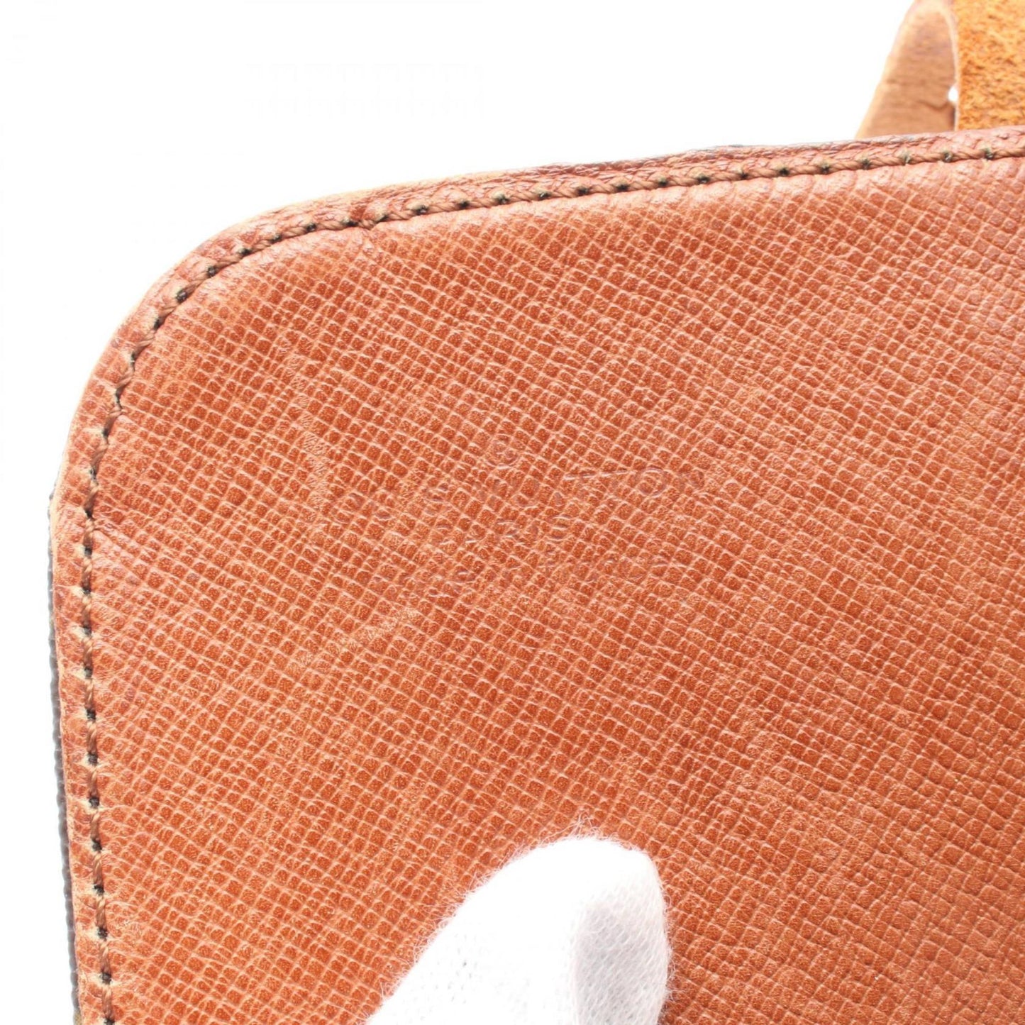 Louis Vuitton Brown Canvas Cartouchière