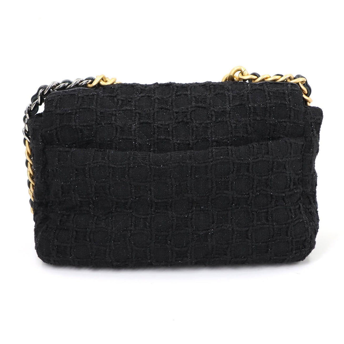 Chanel Black Tweed Chanel 19