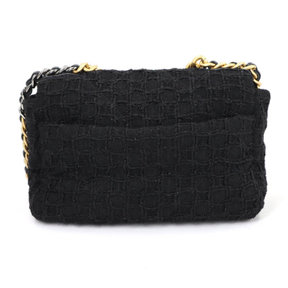 Chanel Black Tweed Chanel 19