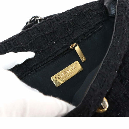 Chanel Black Tweed Chanel 19