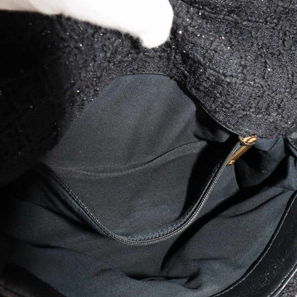 Chanel Black Tweed Chanel 19