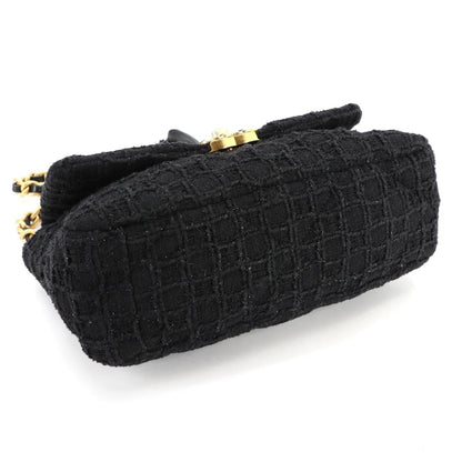 Chanel Black Tweed Chanel 19