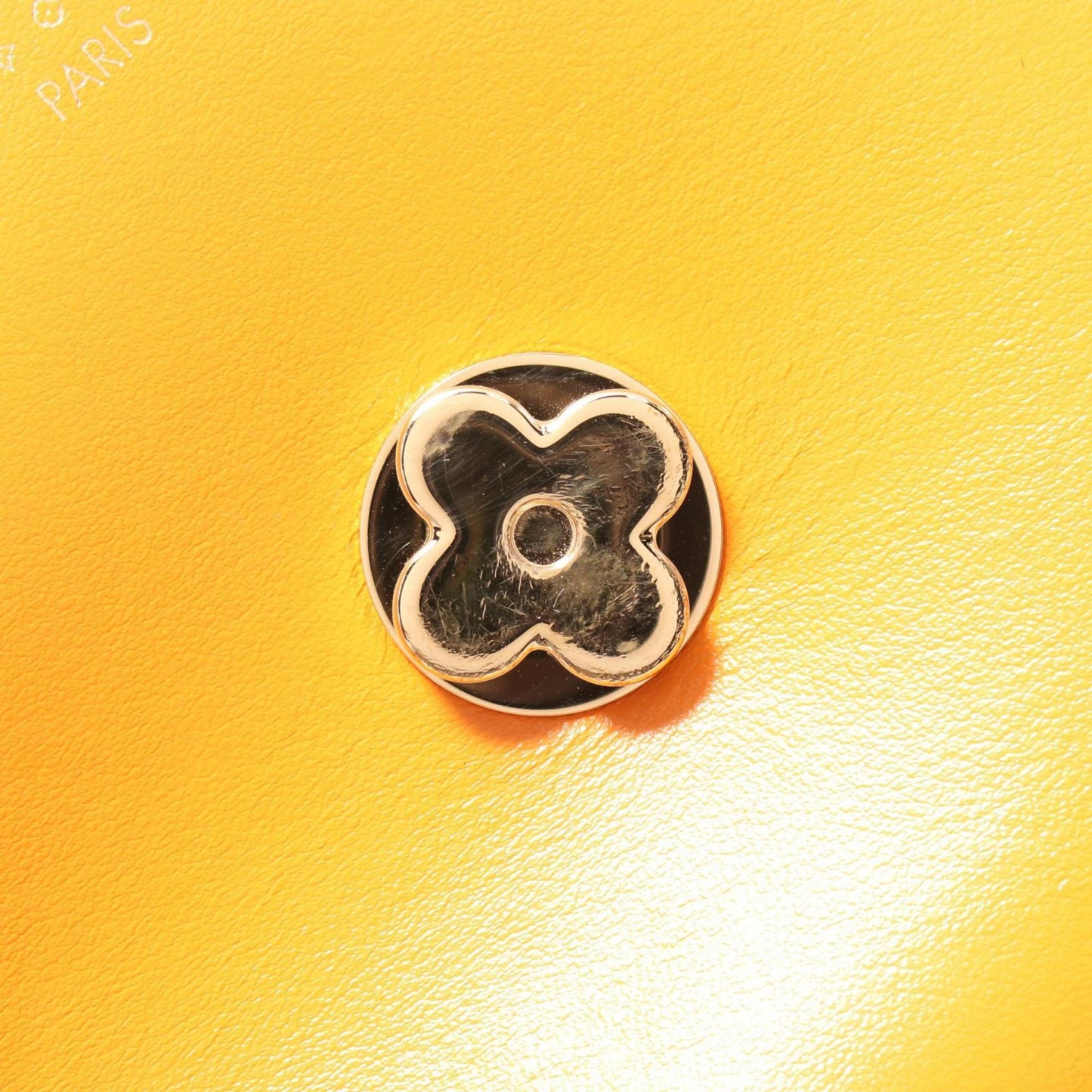 Louis Vuitton Orange Leather Pont Neuf