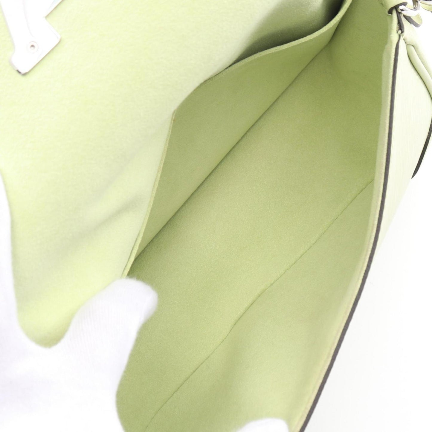 Louis Vuitton Green Leather Buci