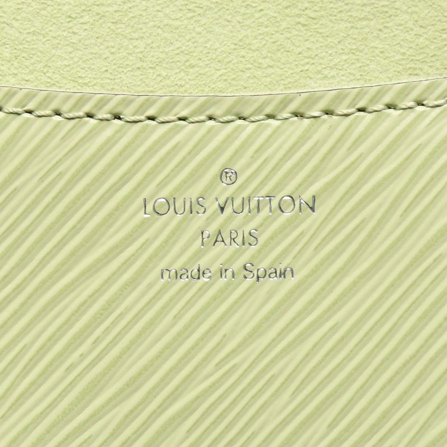 Louis Vuitton Green Leather Buci