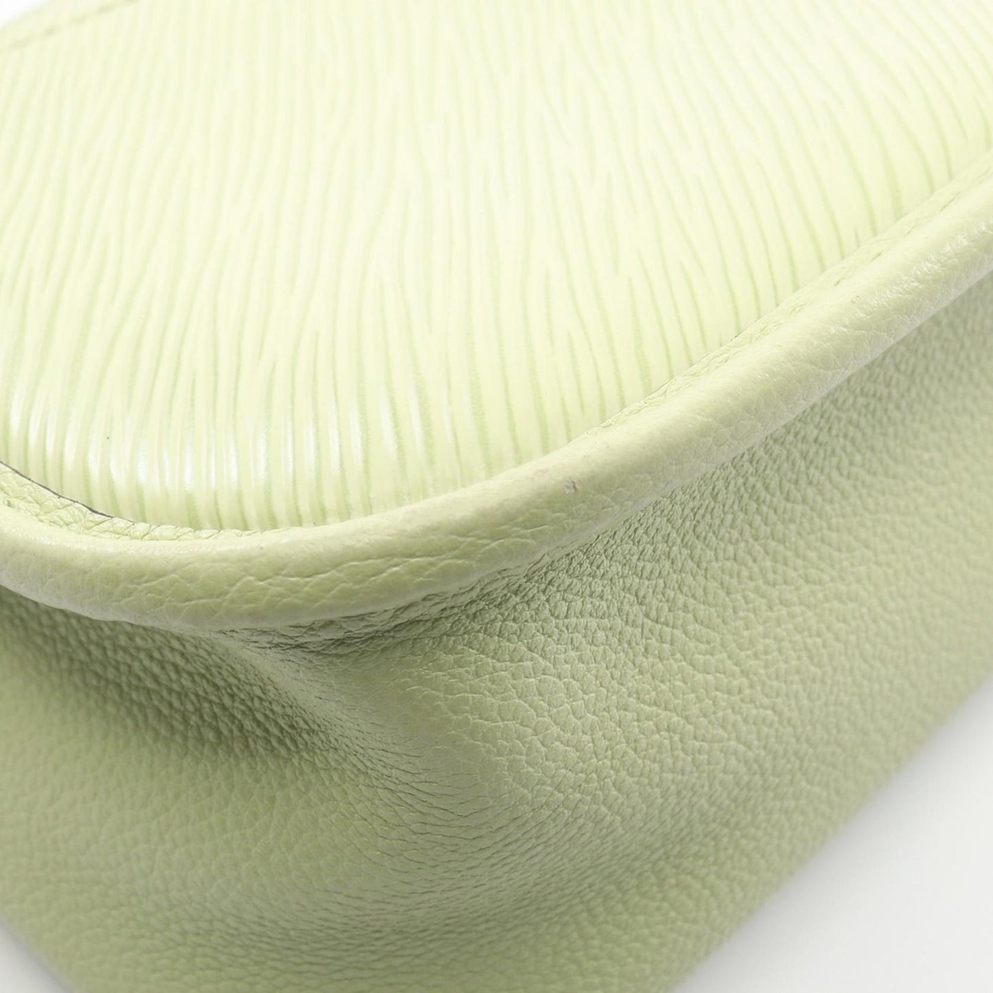 Louis Vuitton Green Leather Buci