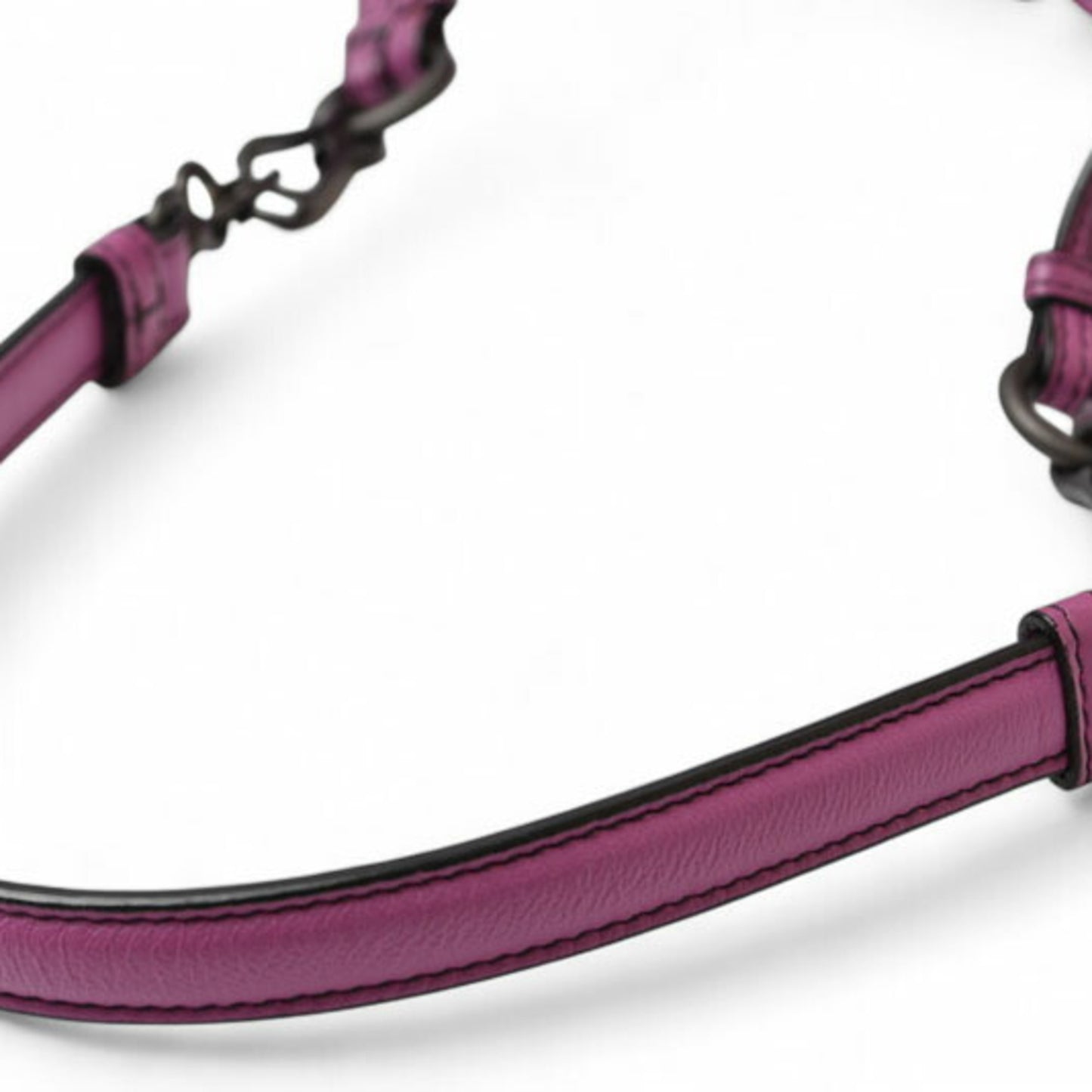 Bottega Veneta Purple Leather Intrecciato
