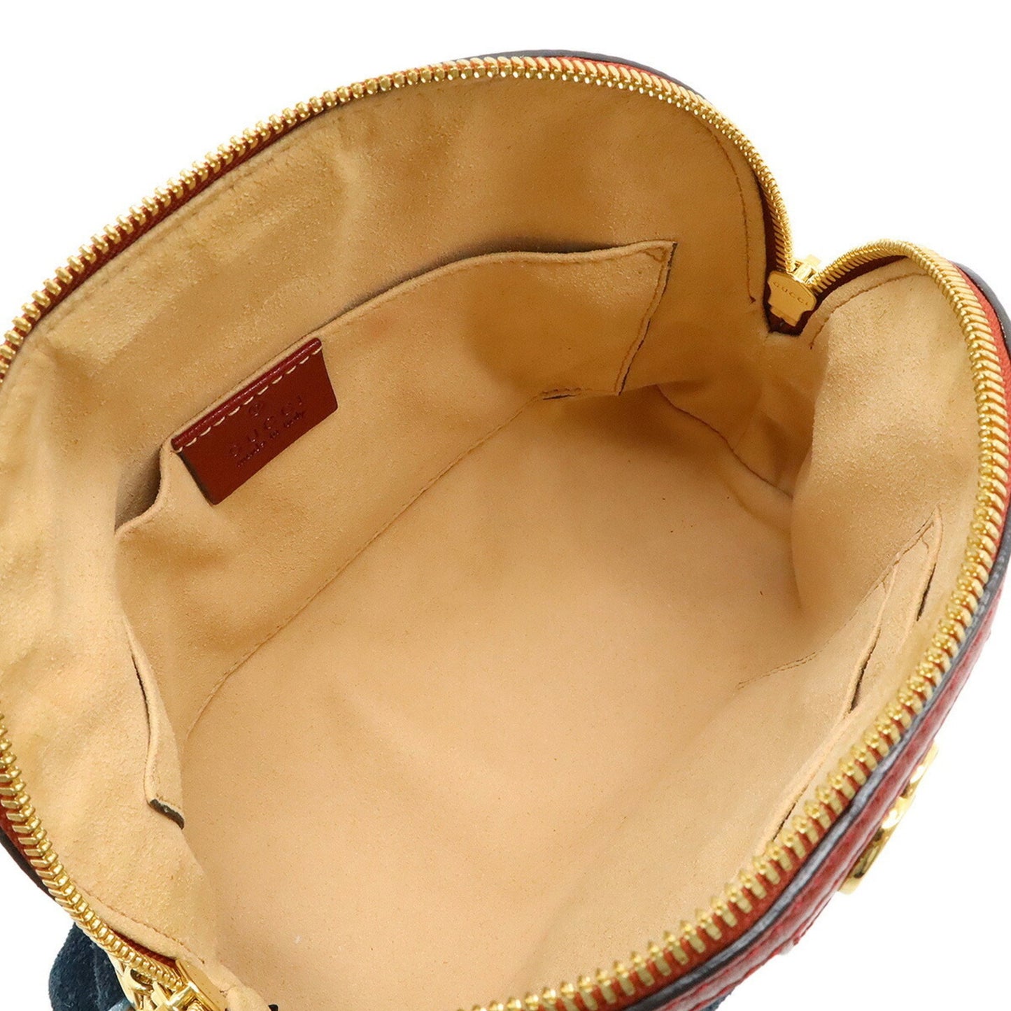 Gucci Blue Suede Gg Marmont