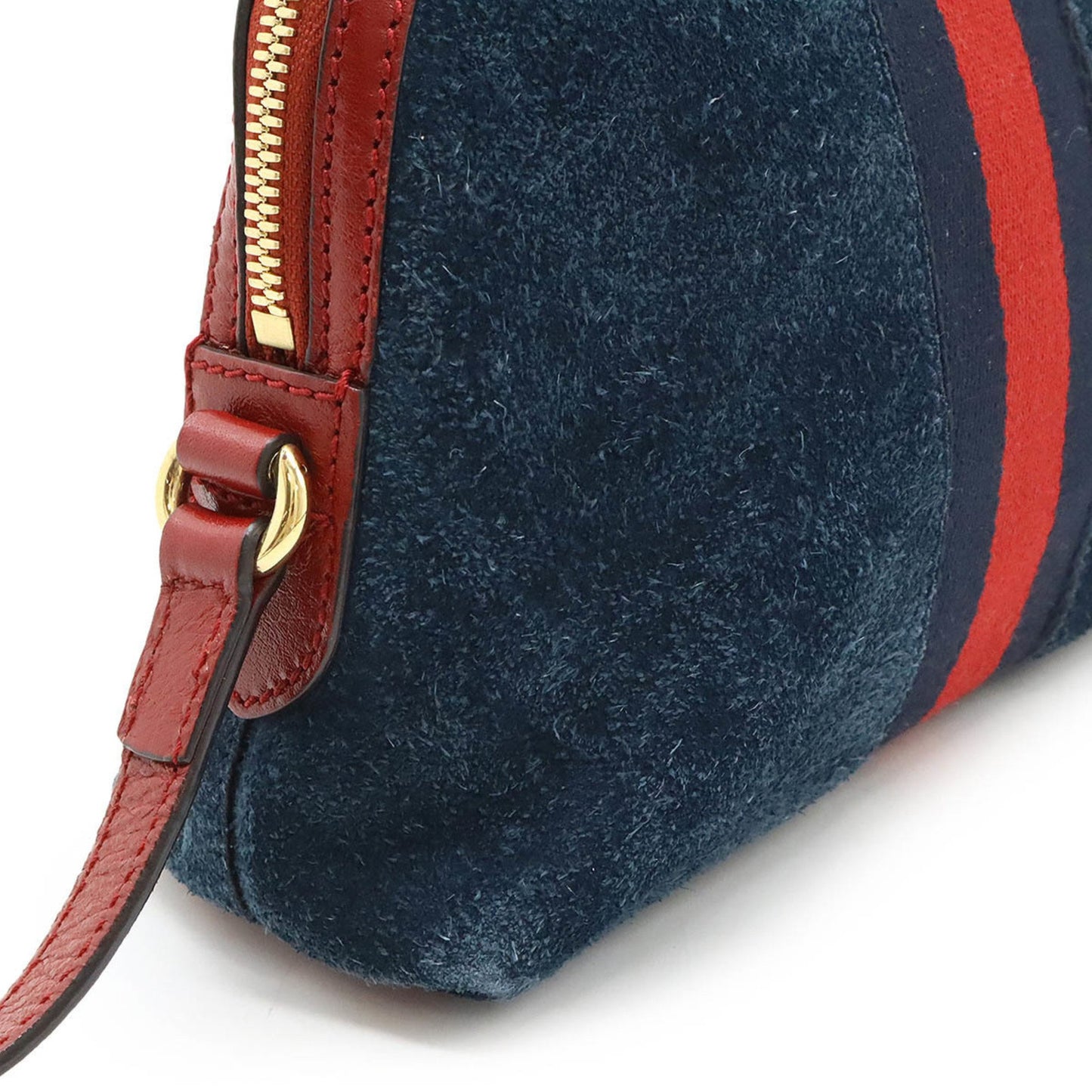 Gucci Blue Suede Gg Marmont