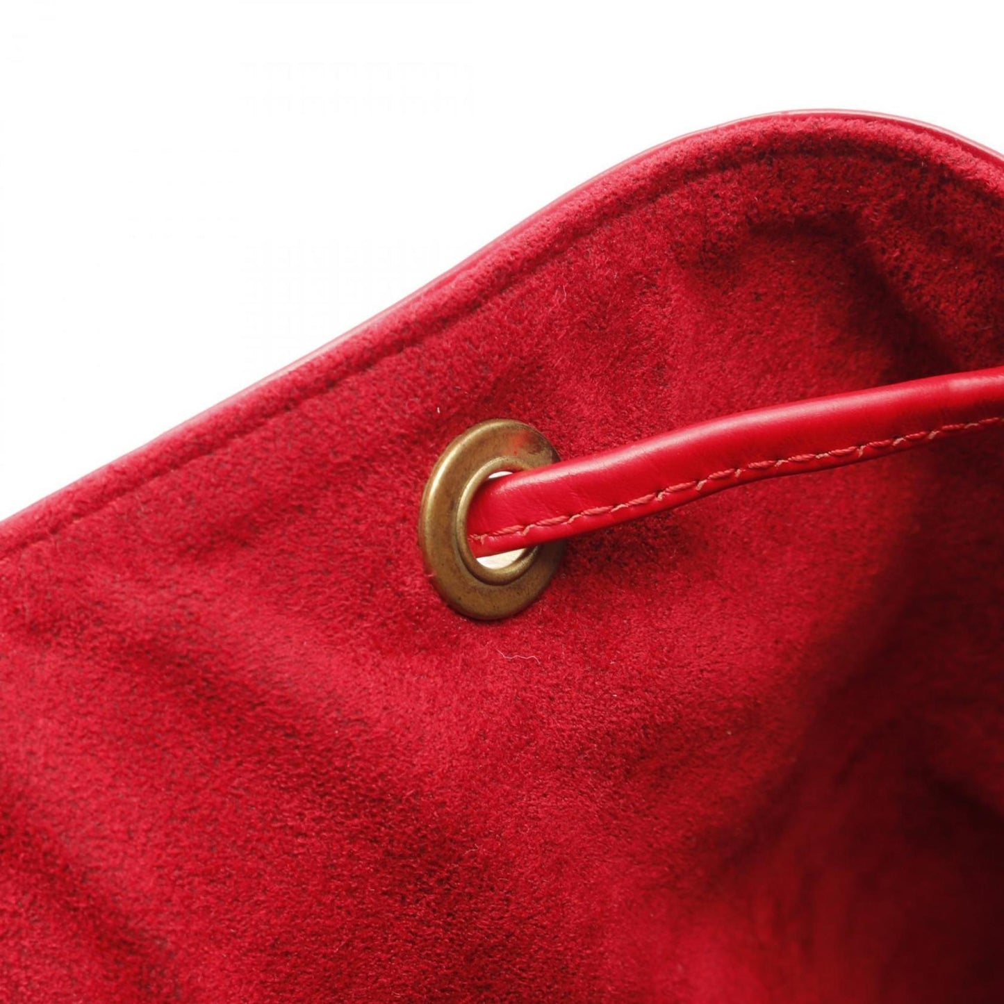 Louis Vuitton Red Leather Noe