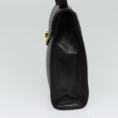 Bally Black Leather Quilted