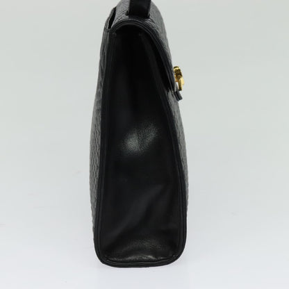 Bally Black Leather Quilted