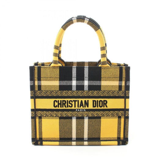 Dior Yellow Canvas Book Tote