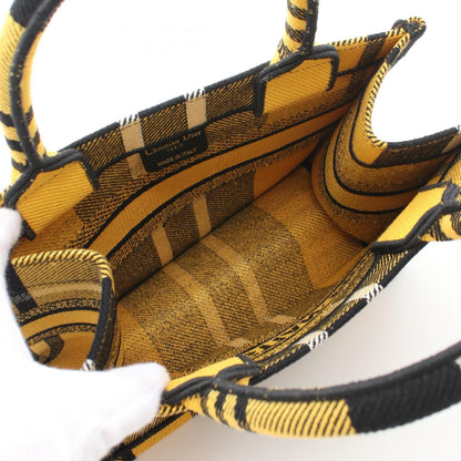 Dior Yellow Canvas Book Tote