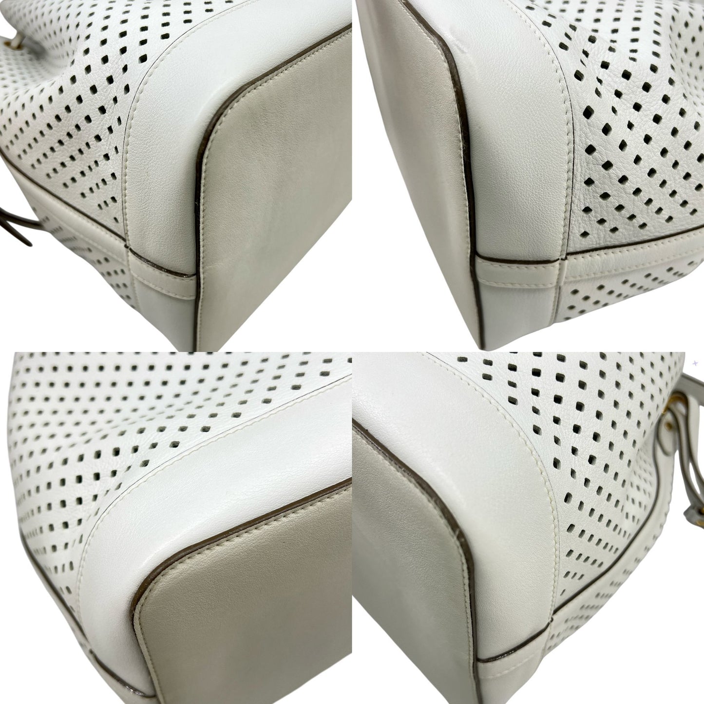 Louis Vuitton White Leather Noé