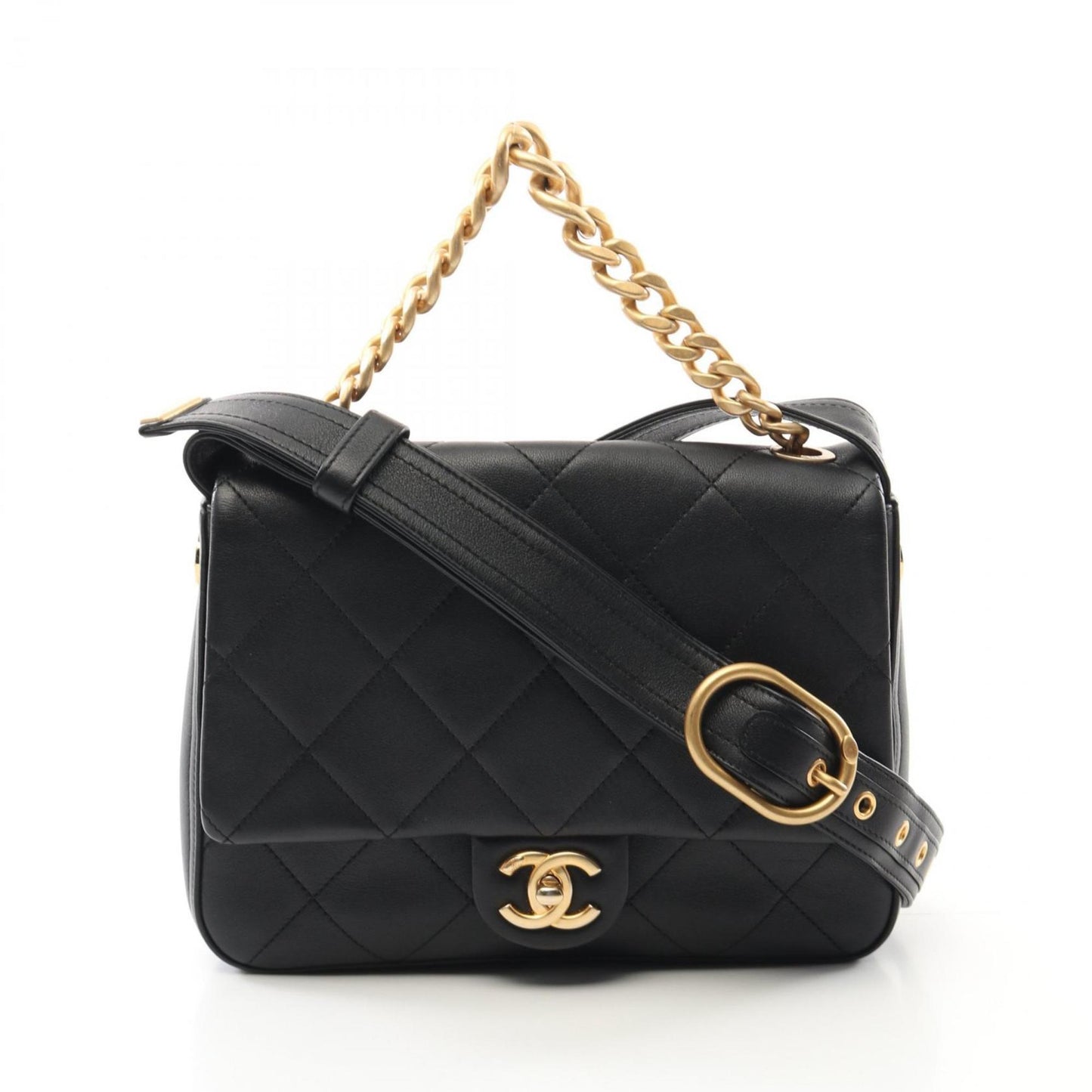 Chanel Black Leather Flap Bag