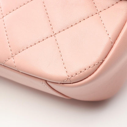 Chanel Pink Leather Vanity