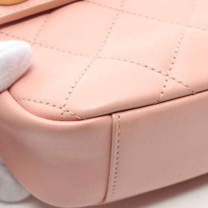 Chanel Pink Leather Vanity