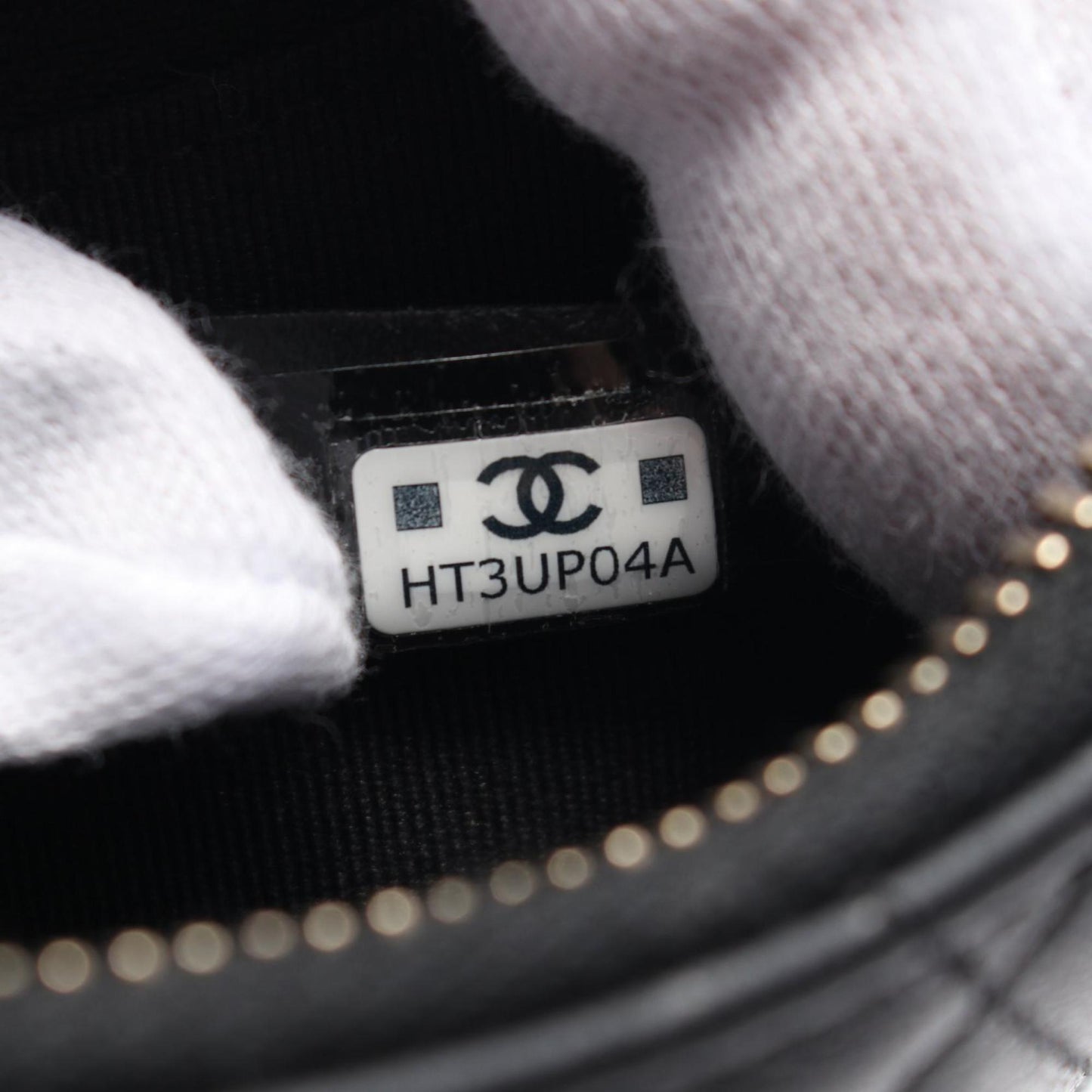 Chanel Black Leather Chain Around
