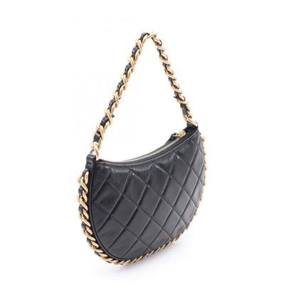 Chanel Black Leather Chain Around