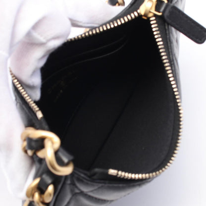 Chanel Black Leather Chain Around